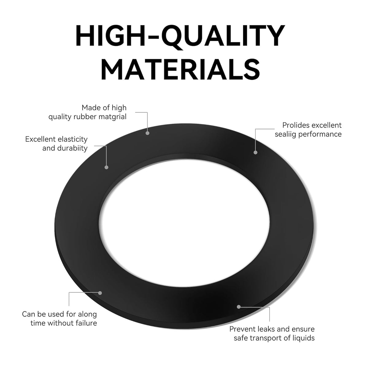 8 Pack Jerry Can Gaskets V7663