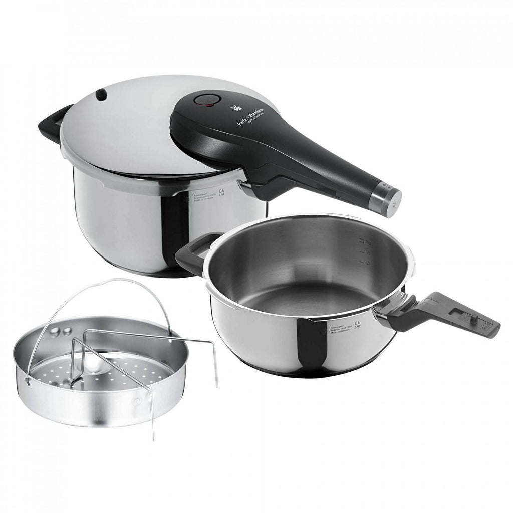 3-Piece Stainless Steel Pressure Cooker Set B38378
