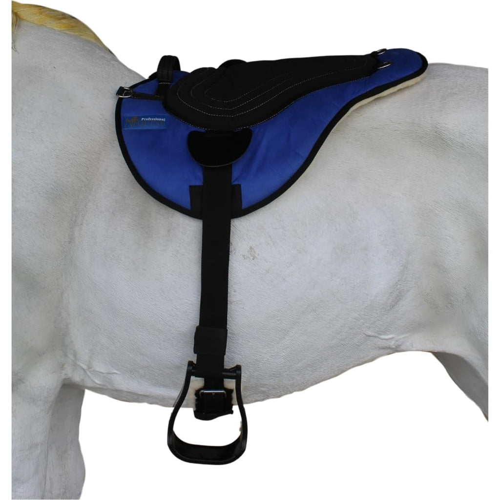 Fleece Padded Bareback Pad with Cinch Royal Blue X28019