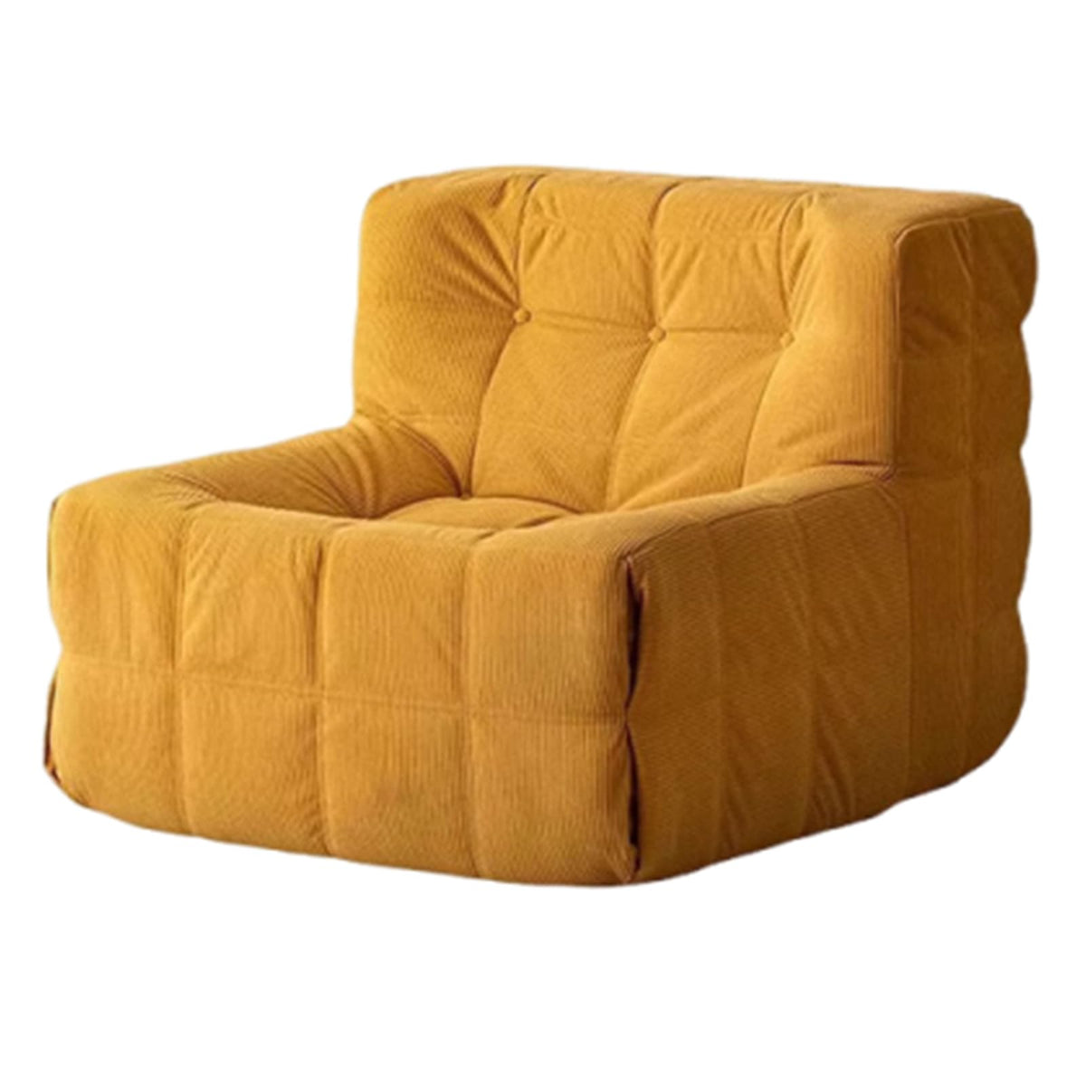 Yellow Corduroy Bean Bag Chair Y425