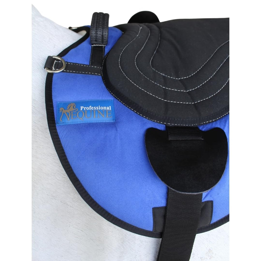 Fleece Padded Bareback Pad with Cinch Royal Blue X28019