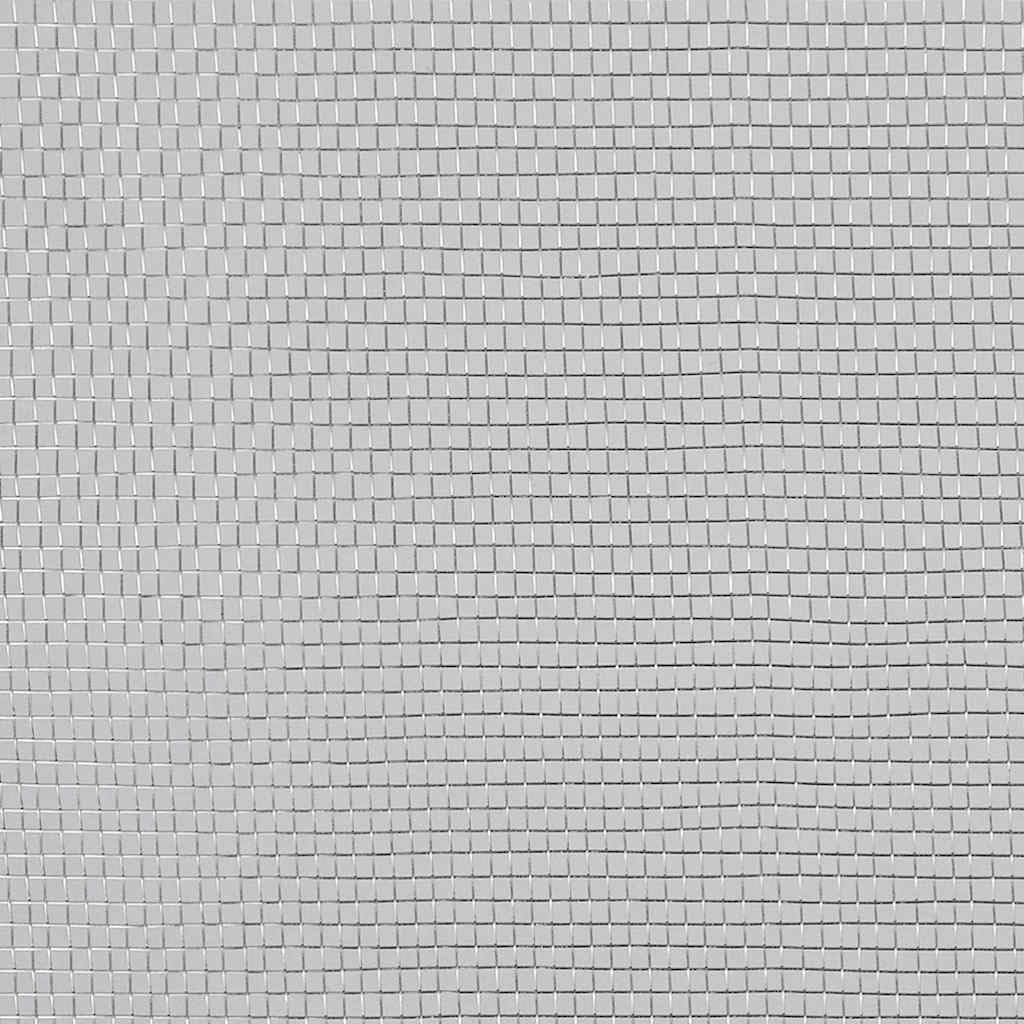 Aluminum Mesh Screen 39.4x196.9 Inch Silver U1156