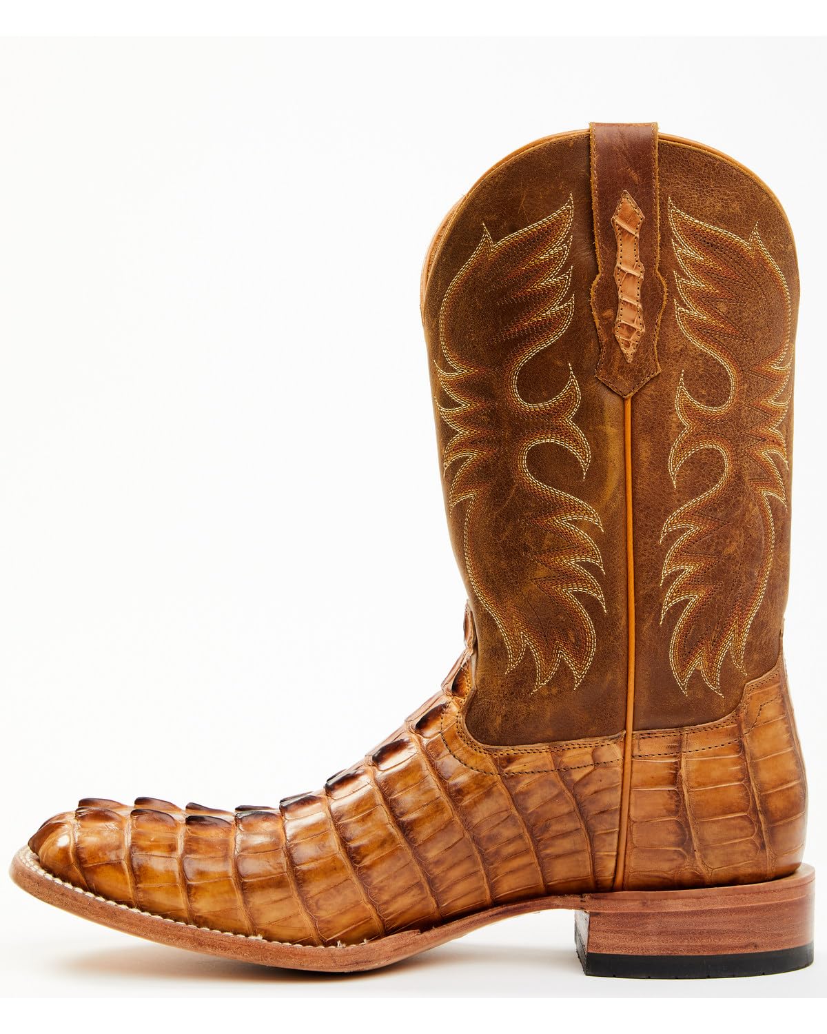 Caiman Cognac Western Boot T601