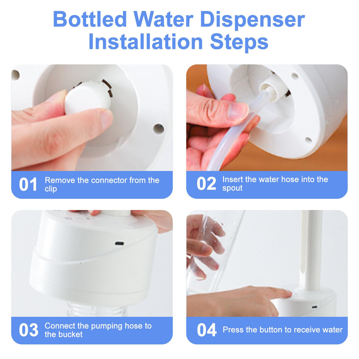 5 Gallon USB Type-C Electric Water Bottle Dispenser E9540