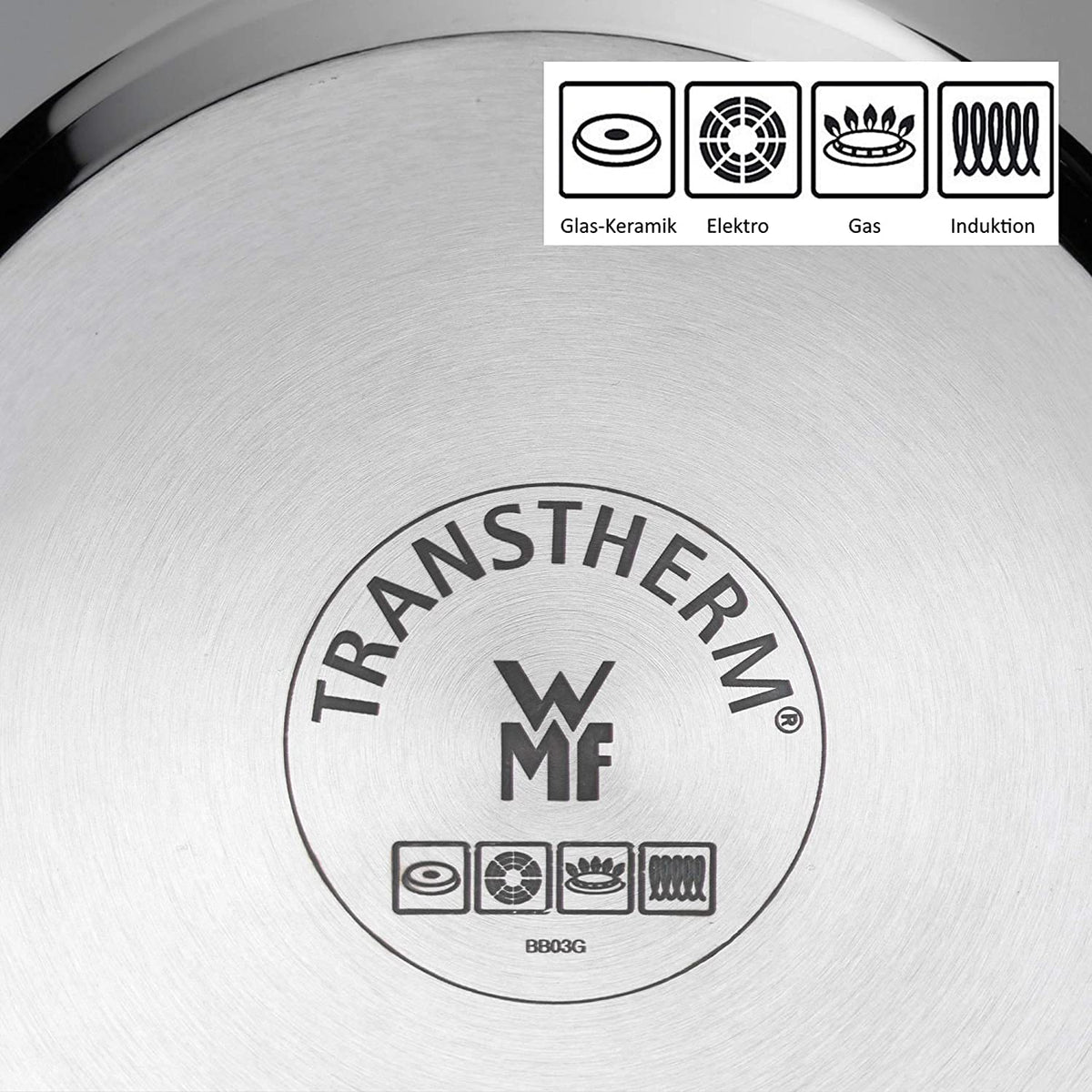 3-Piece Stainless Steel Pressure Cooker Set B38378
