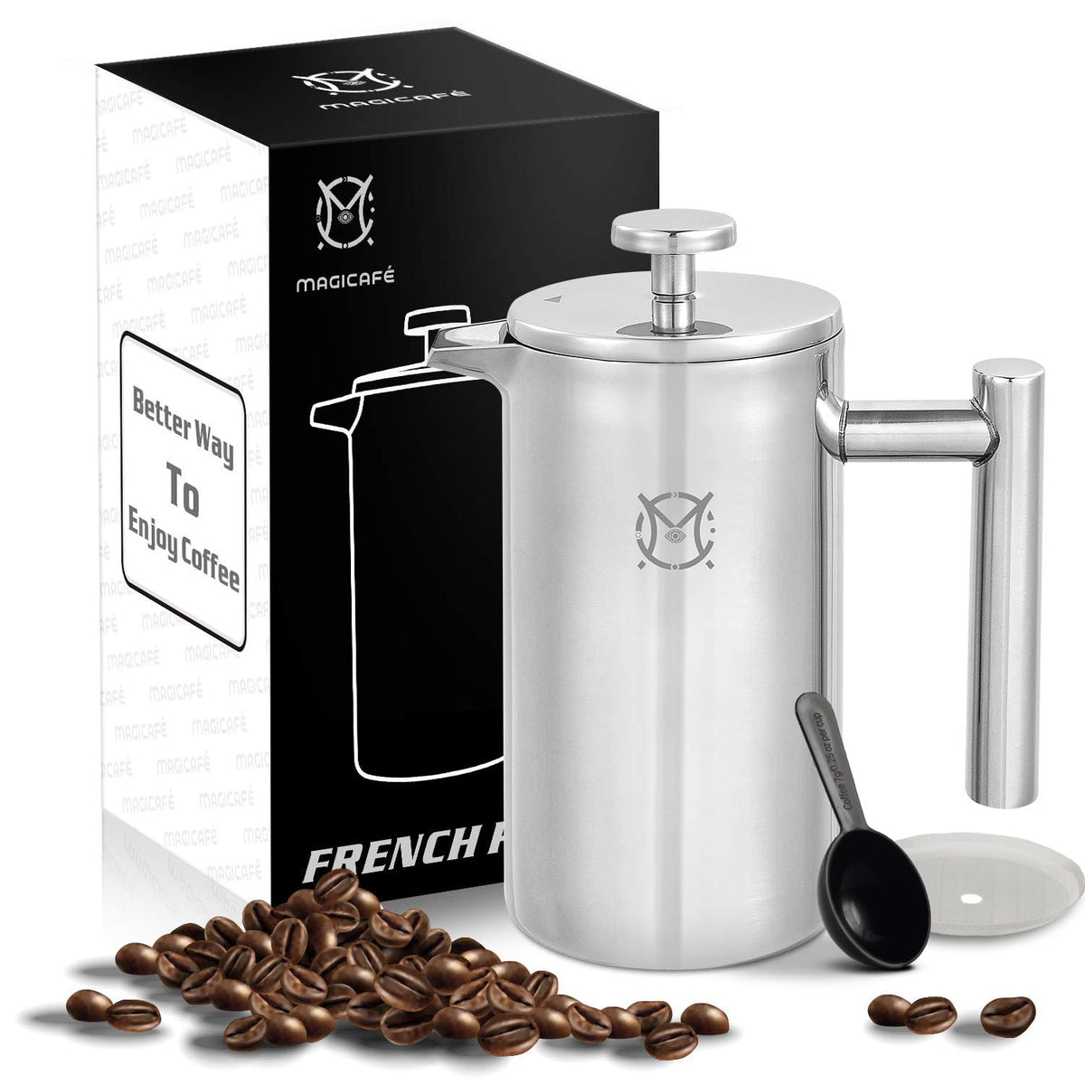 Single Serve Stainless Steel Thermal French Press A99014