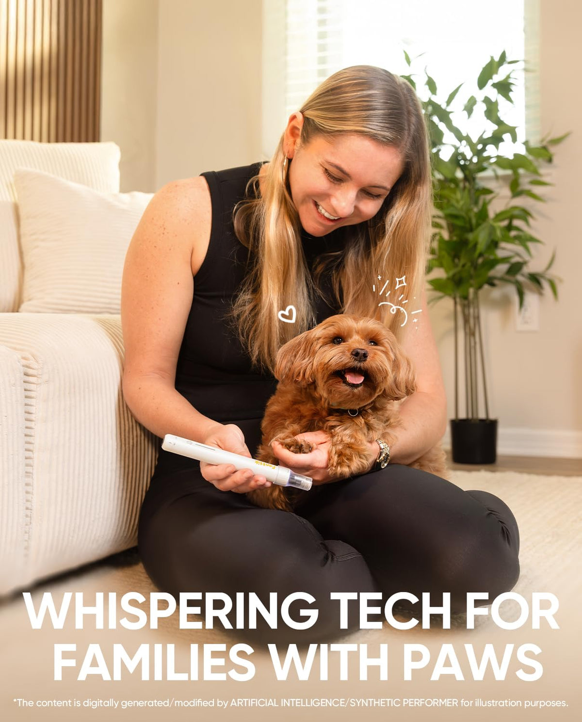 Cordless Electric Pet Nail Grinder with LED Display P8577