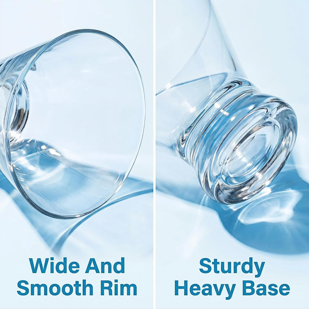 Stemless Martini Glasses Set of 4 U249