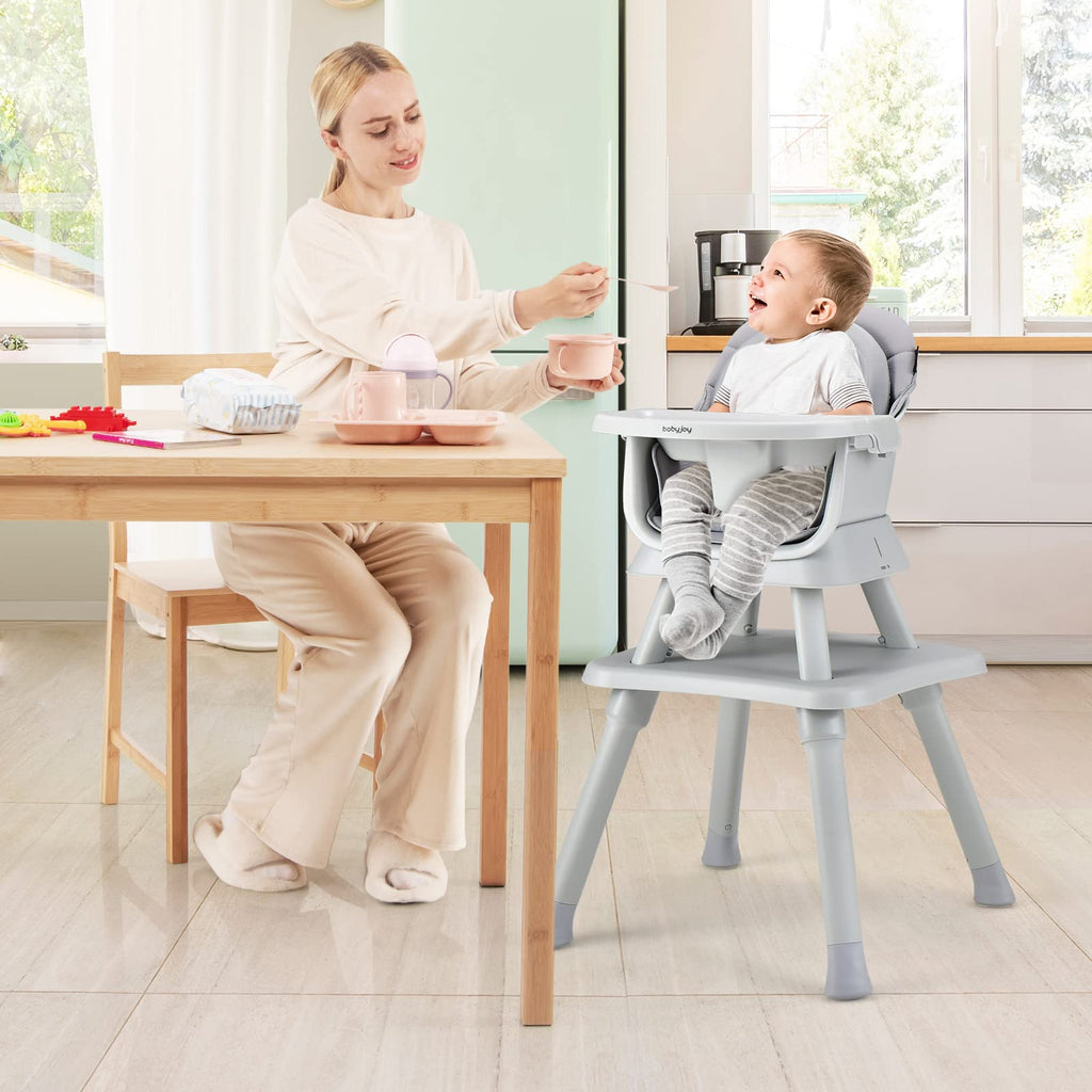 8 in 1 Convertible High Chair with Removable Tray Y49457