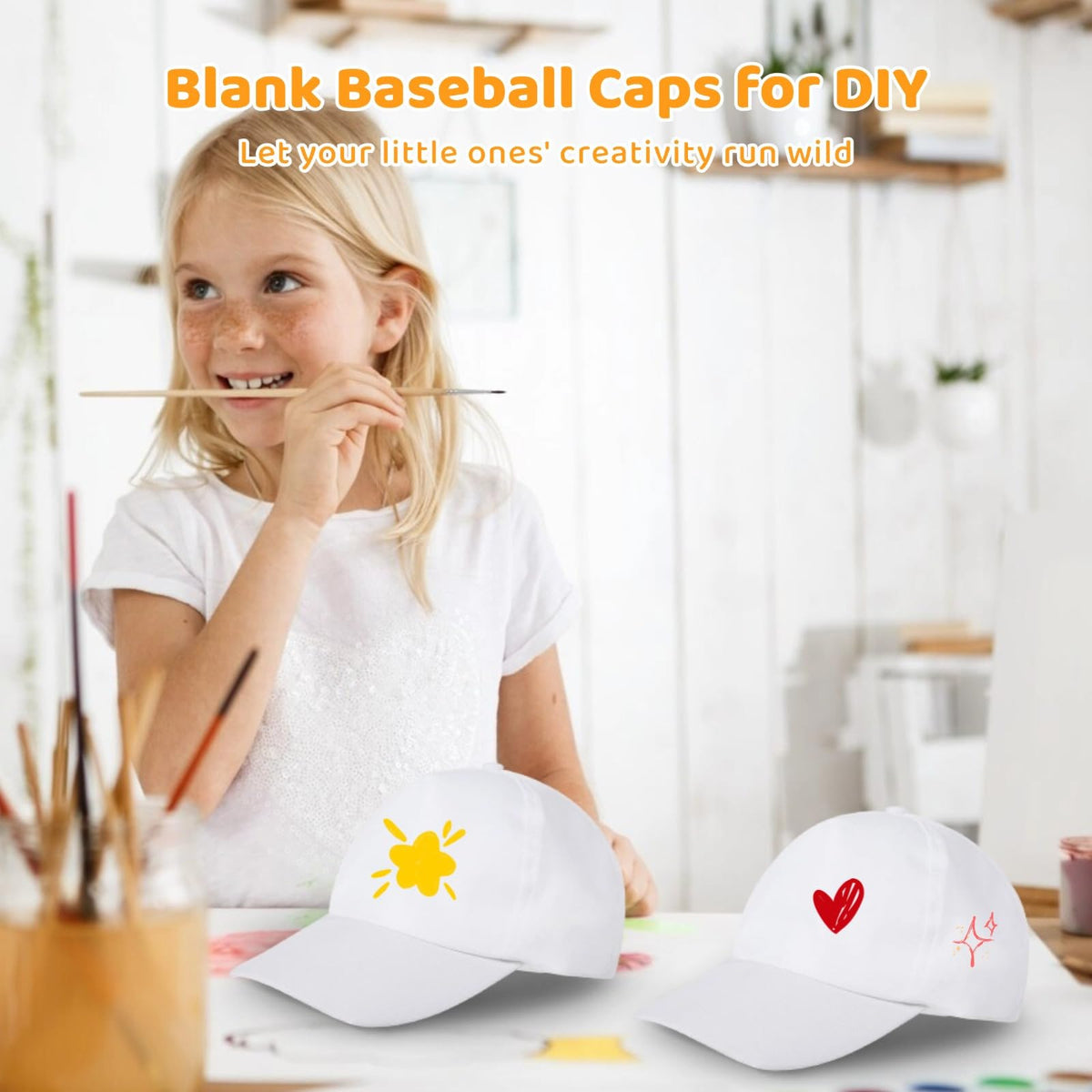 Polyester Adjustable Blank Baseball Caps S3192