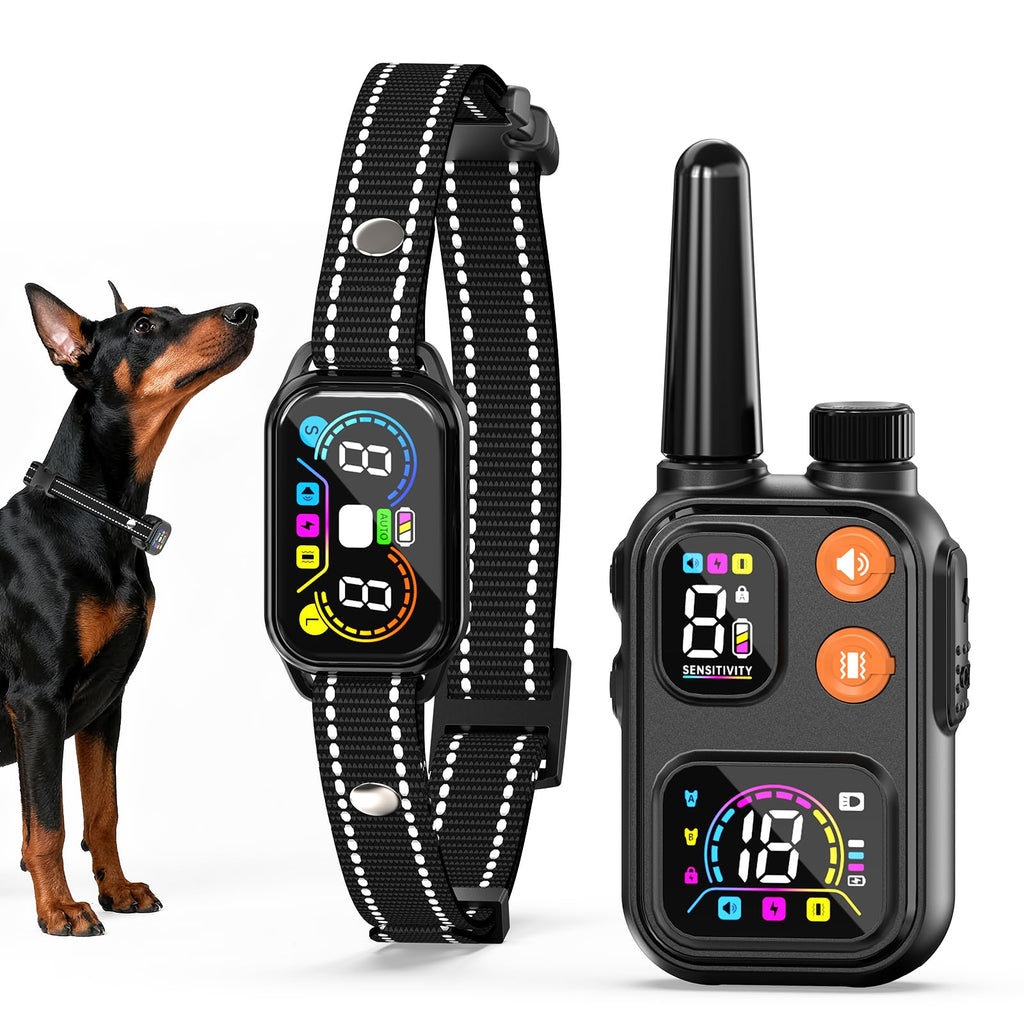 2-in-1 Dog Bark Collar with Remote, 3 Modes, IP67 Waterproof C95368