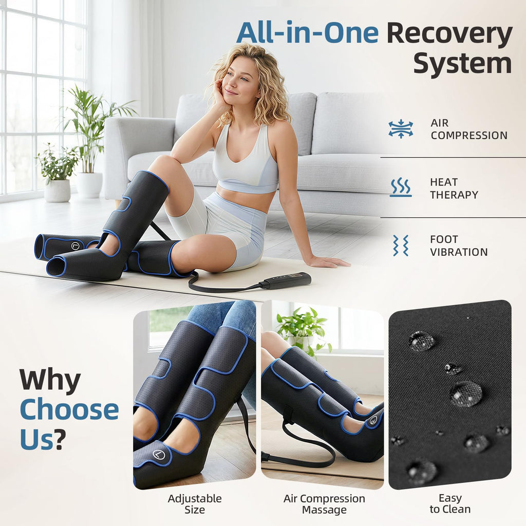 Air Compression Leg Massager with Heat O897