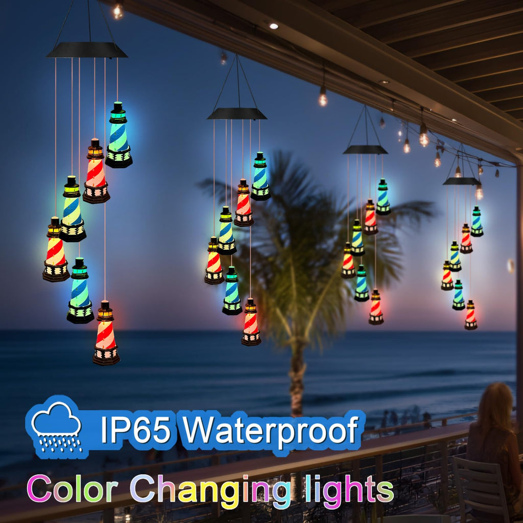 Color Changing LED Wind Chimes W261916
