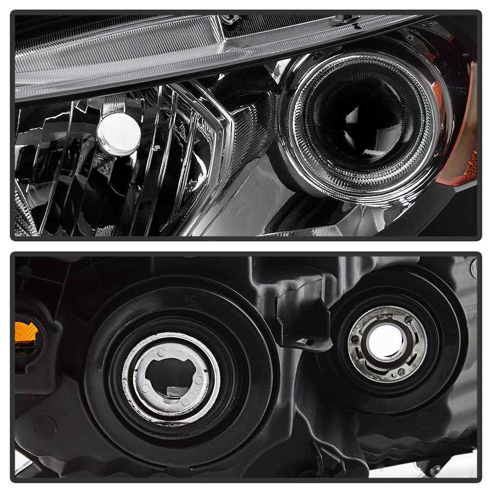 Black Housing Headlights Headlamps J108
