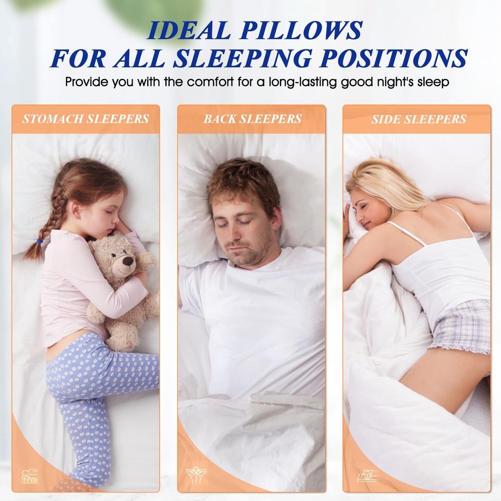 King Size Set of 2 Cooling Bed Pillows N1914