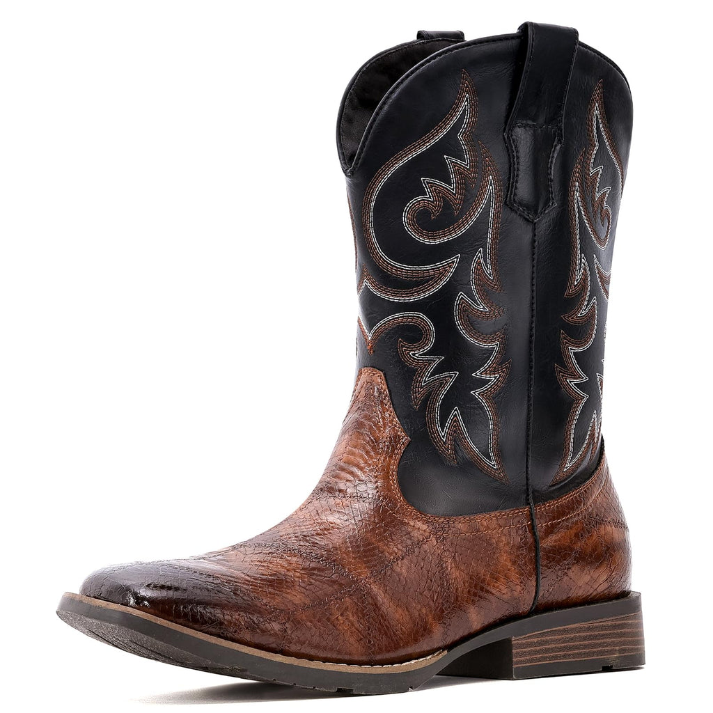 Cowboy Boots Square Toe Western Boots C671