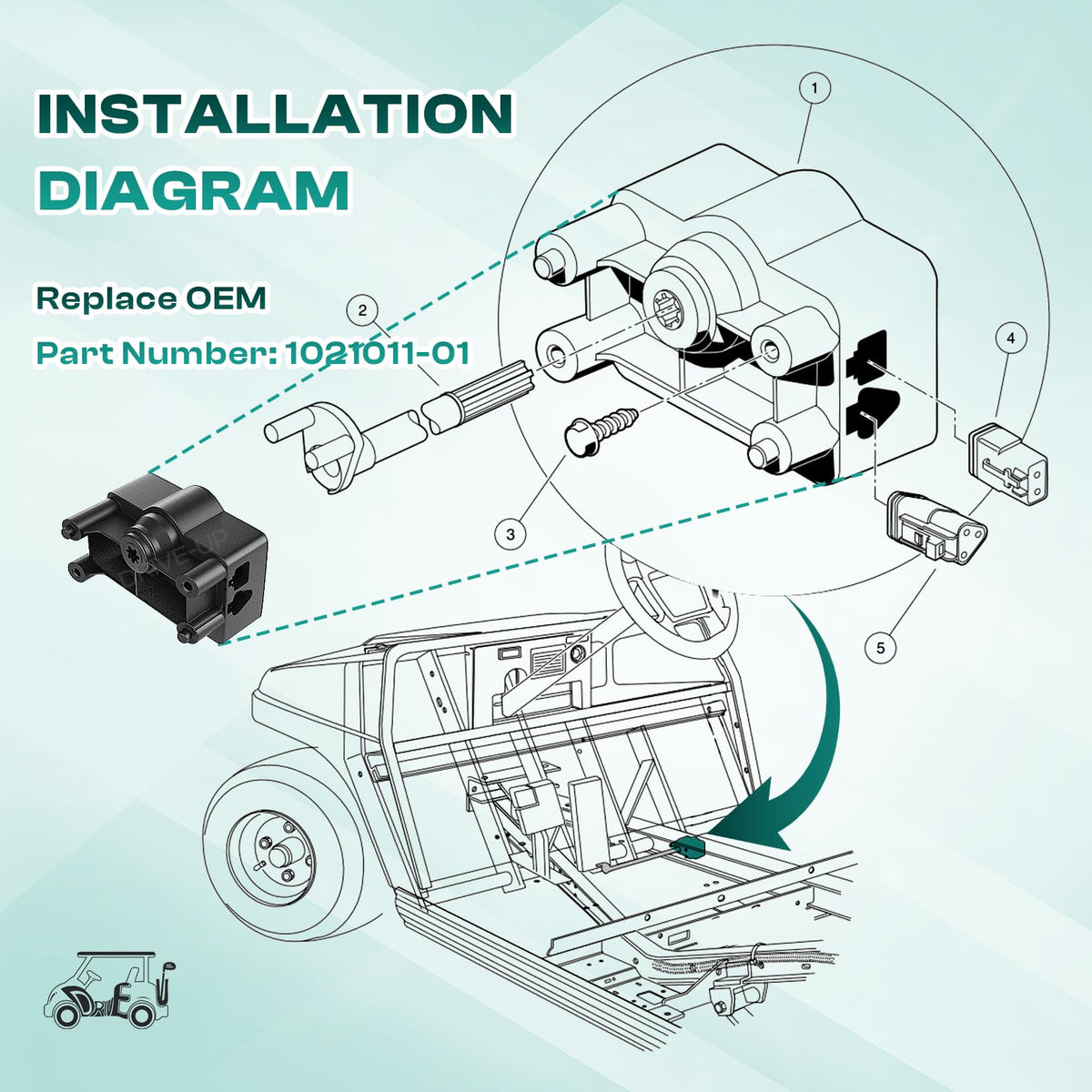 Golf Cart Motor Controller Q659