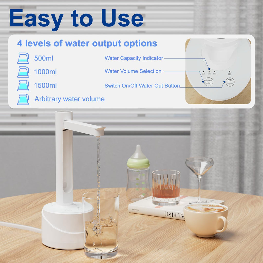 5 Gallon USB Type-C Electric Water Bottle Dispenser E9540