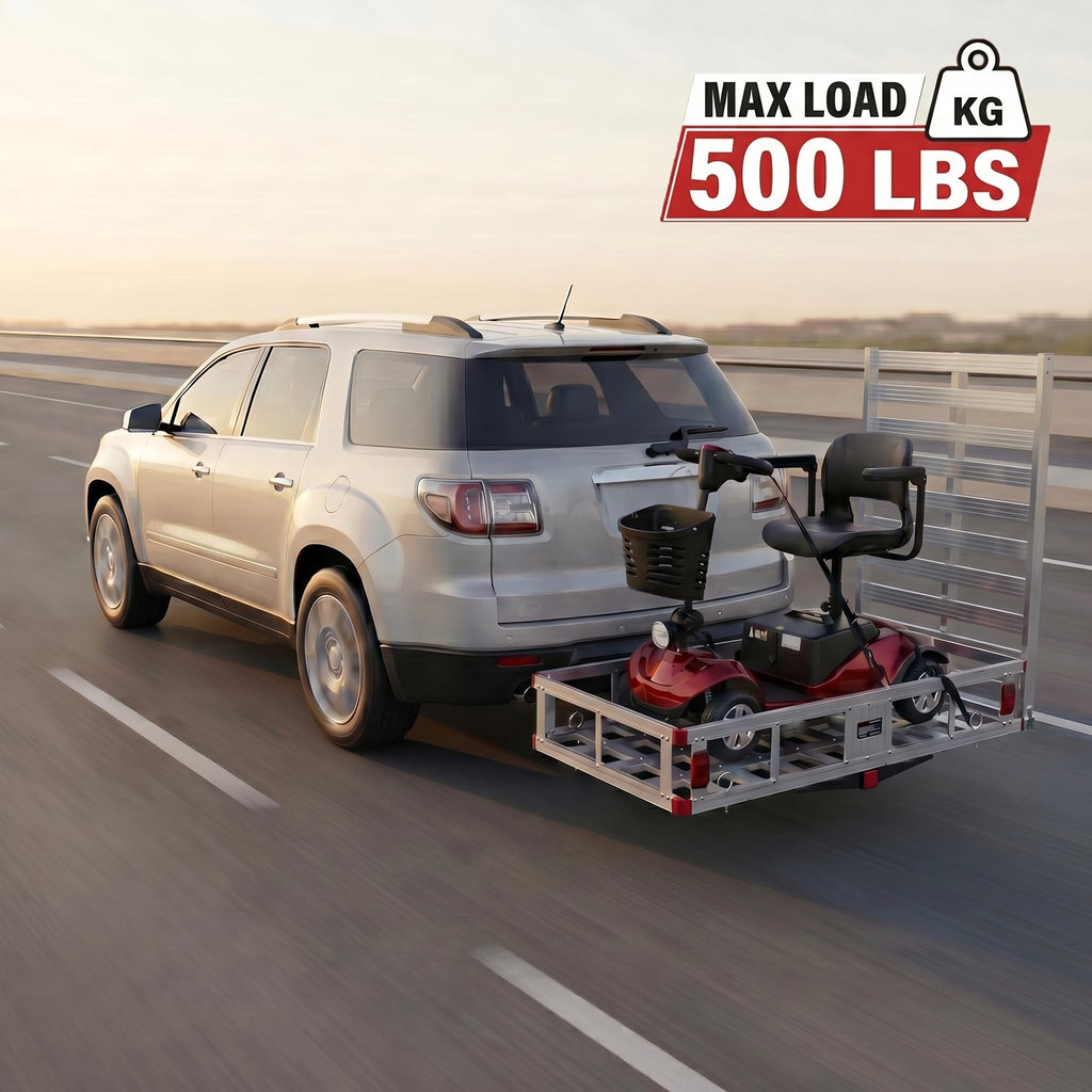 50" Aluminum Wheelchair Carrier with Ramp Q553