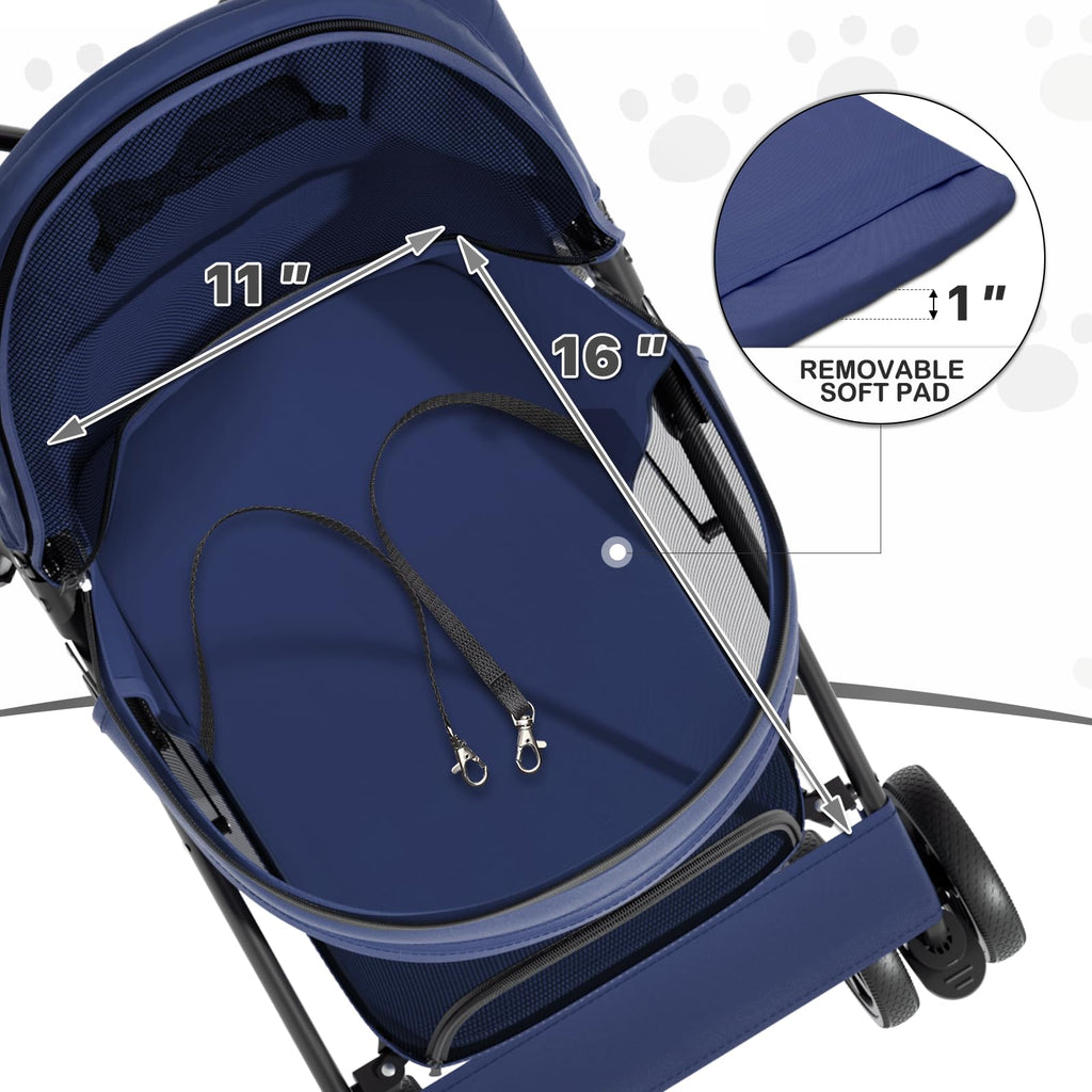 Navy Blue Pet Stroller A917160