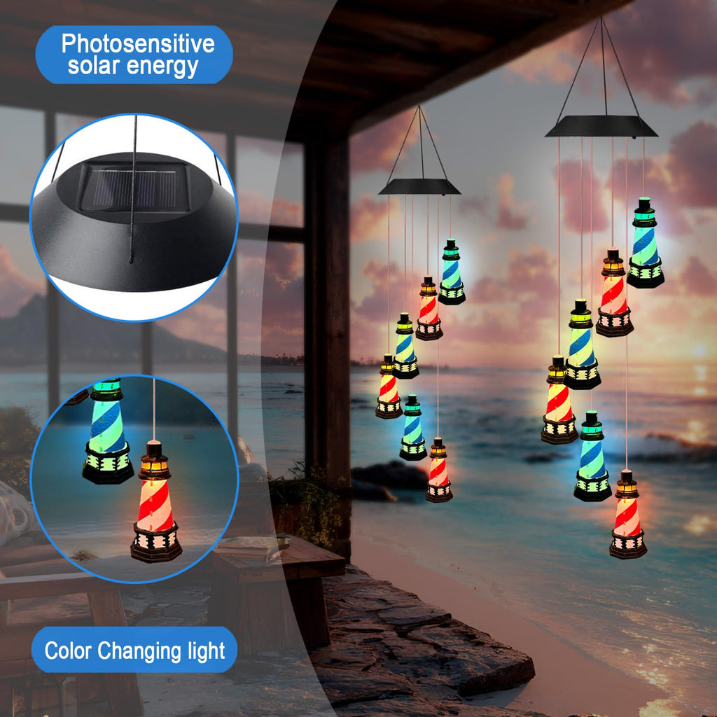Color Changing LED Wind Chimes W261916