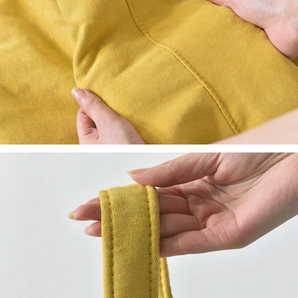 Yellow Washable Bean Bag Chair Cover P76094