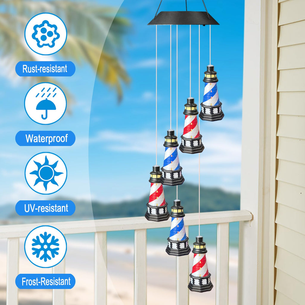 Color Changing LED Wind Chimes W261916