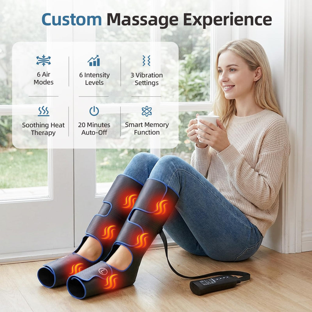 Air Compression Leg Massager with Heat O897