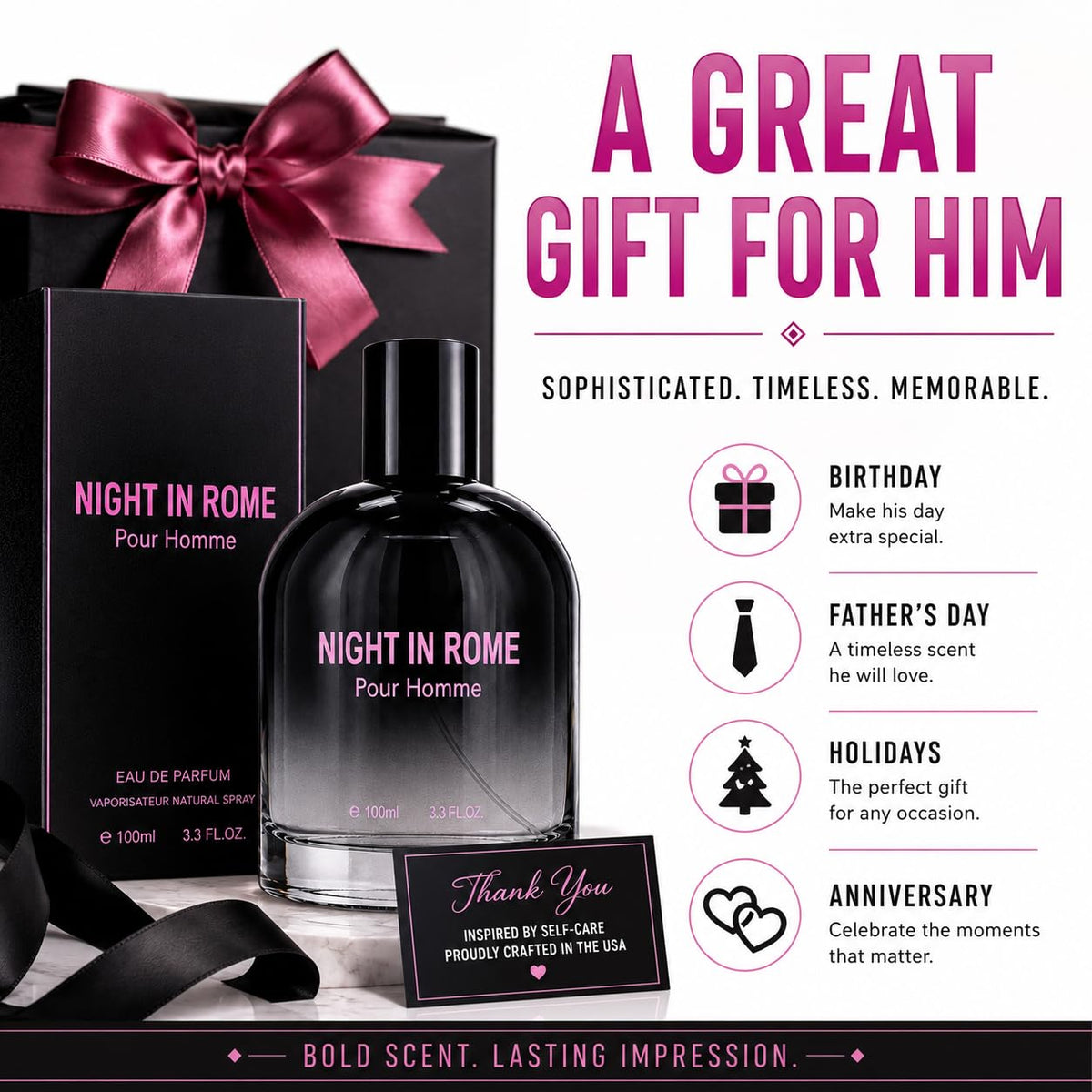 Eau de Toilette for Men 3.3 Fl oz A837