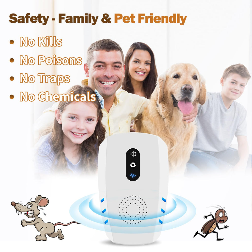 Ultrasonic Indoor Pest Repeller 6 Pack E9570