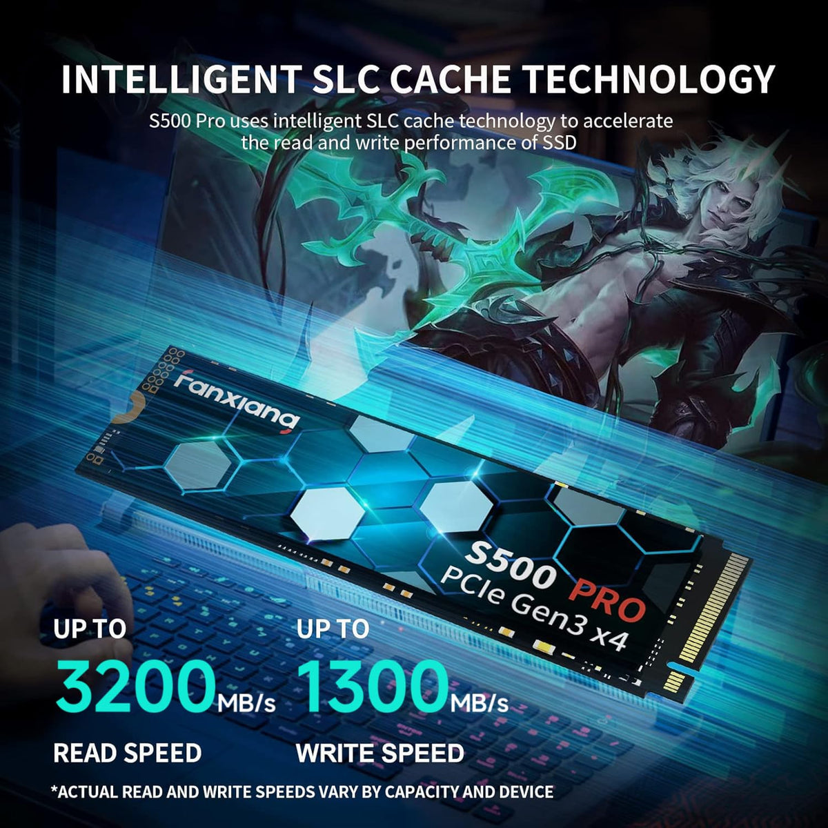 512GB NVMe M.2 PCIe Gen3x4 Internal Solid State Drive K42800
