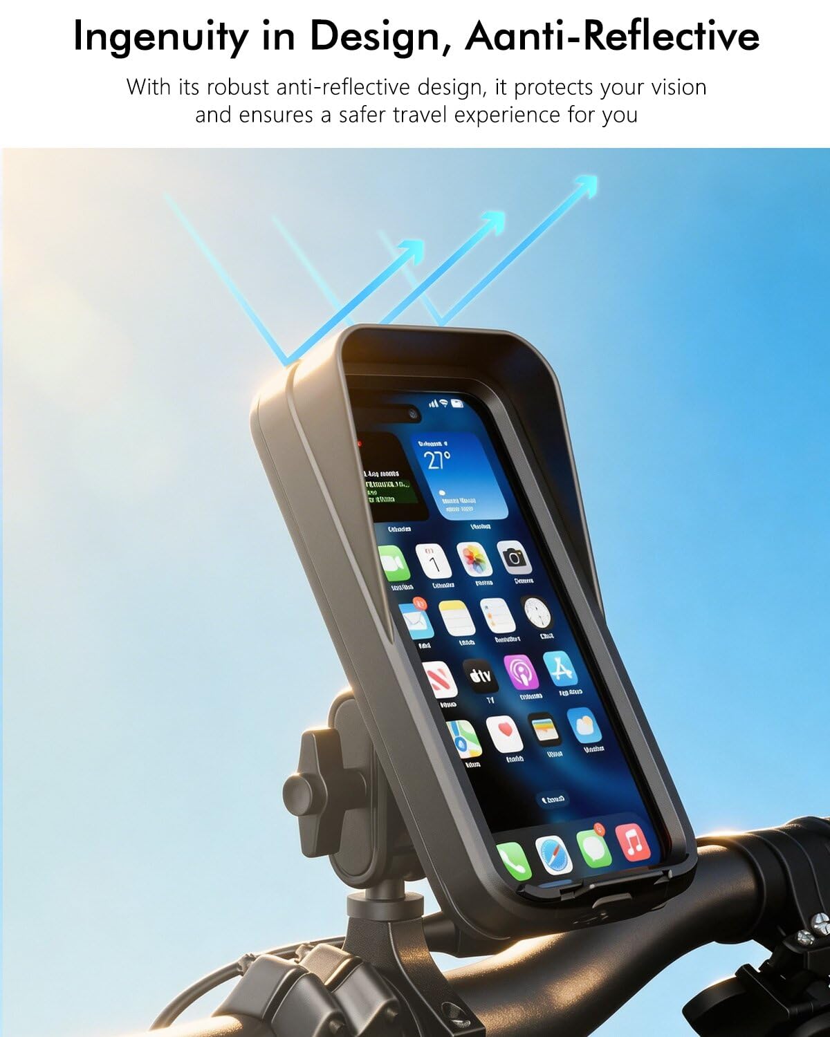 IP65 Waterproof Motorcycle Phone Mount X90984