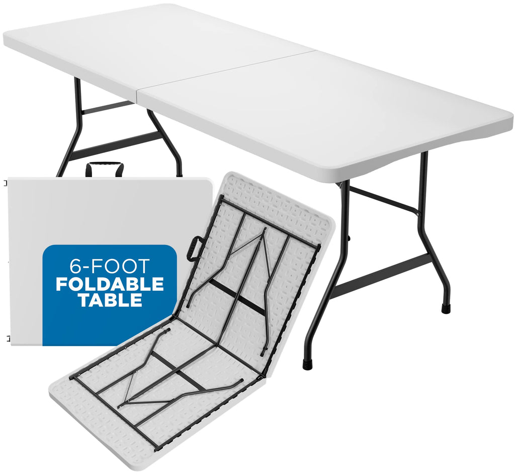 White Plastic Folding Table P469