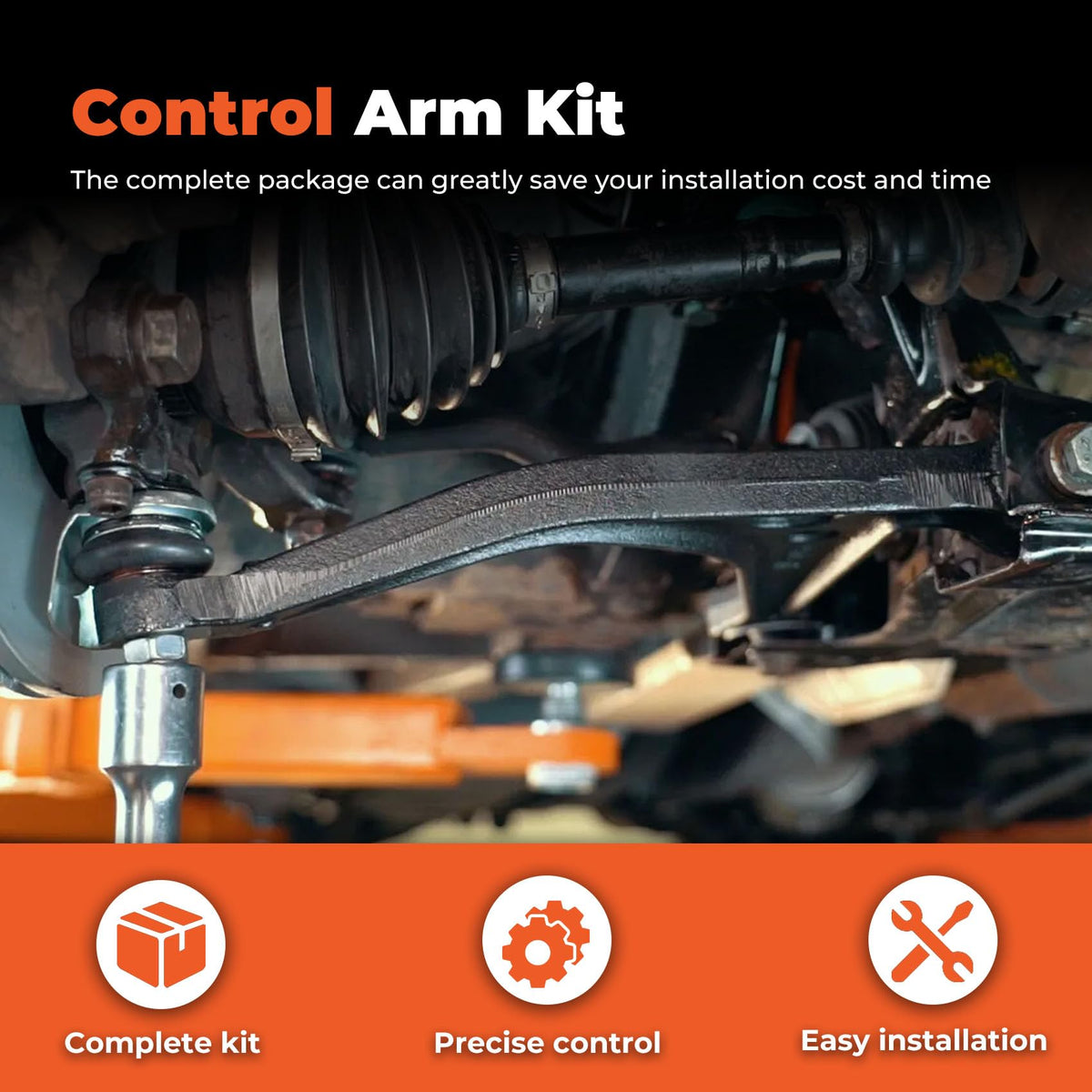 14Pc Front Suspension Kit Control Arms I230
