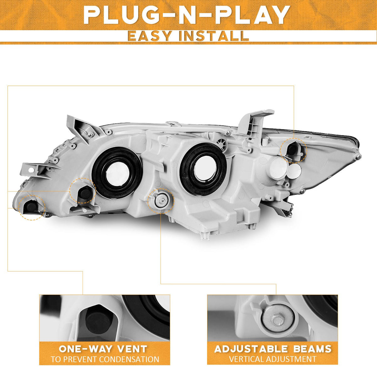 Headlights Assembly J4427