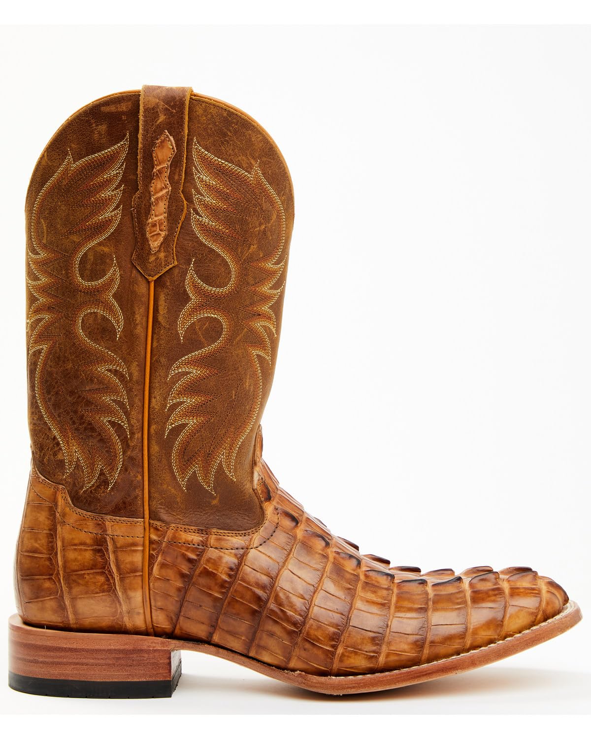 Caiman Cognac Western Boot T601