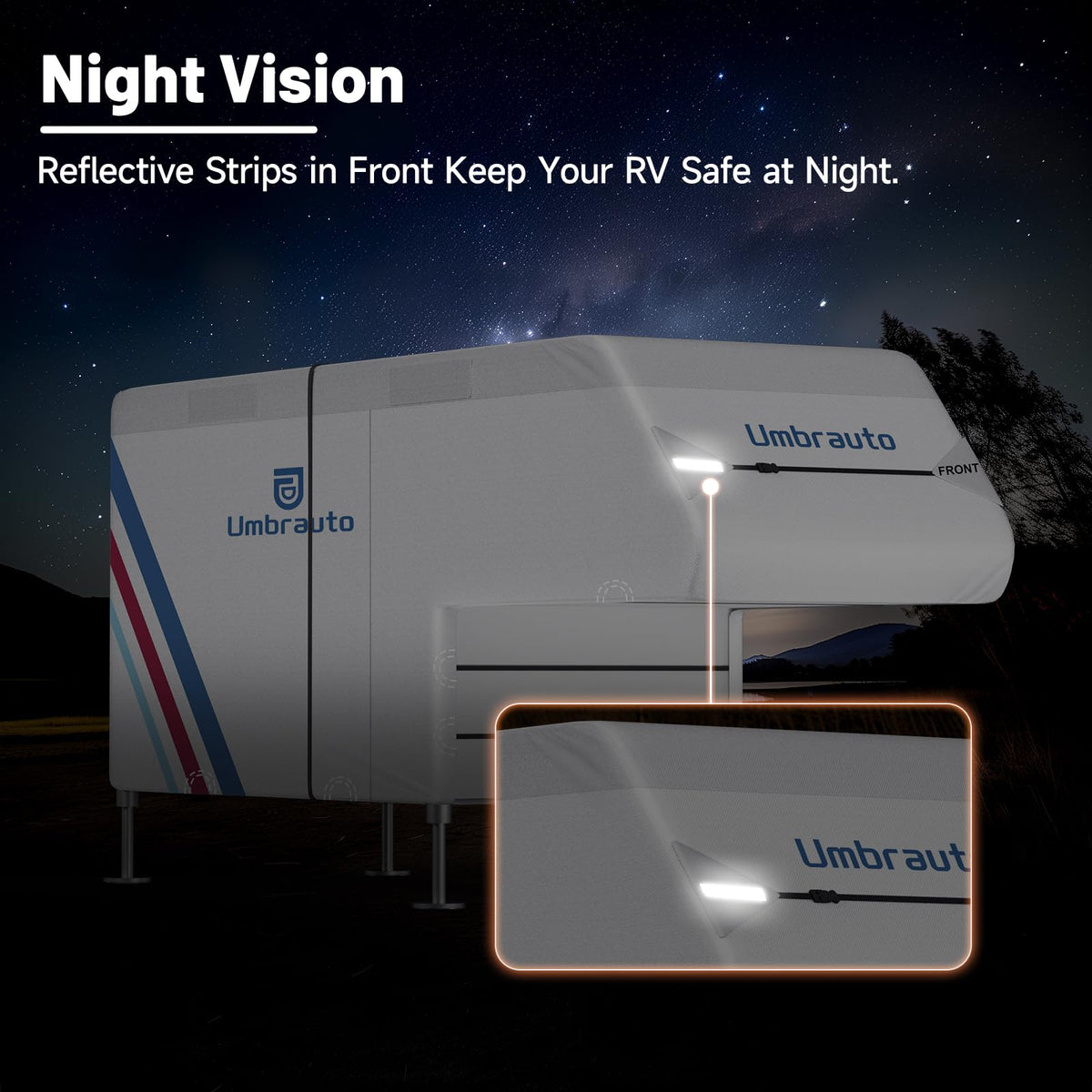 10–12FT Waterproof Oxford Truck Camper Cover with Straps & Air Vents N9340