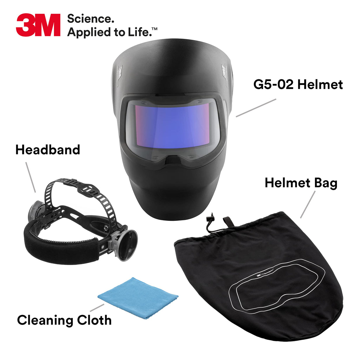 Welding Helmet Curved Wide View ADF C3165
