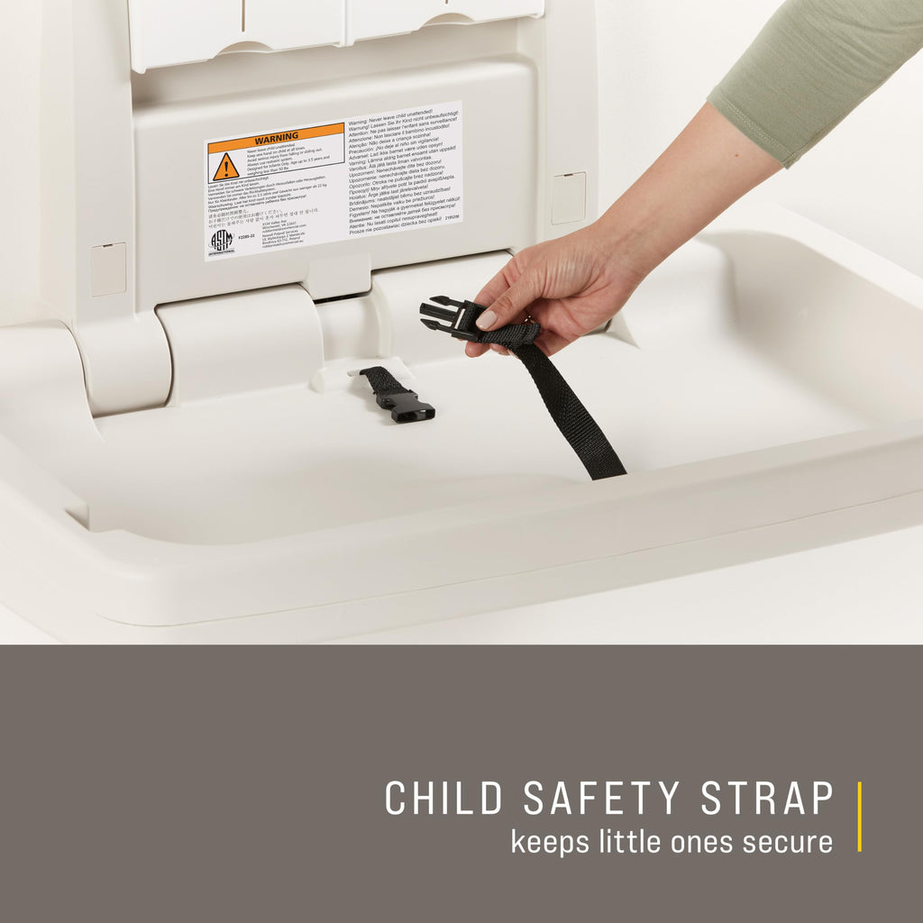Wall-Mounted Fold-Down Baby Changing Station H2236
