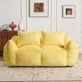 Oversized Faux Fur Memory Foam Bean Bag Chair A462