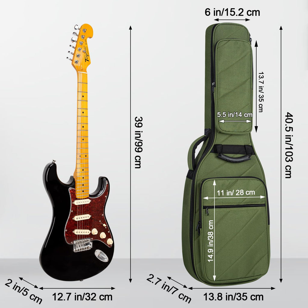 Electric Guitar Bag with 3 Pockets B8211