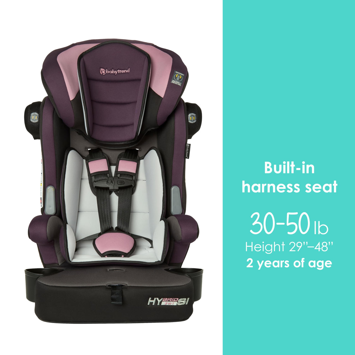 3-in-1 Booster Seat with Adjustable Headrest M161