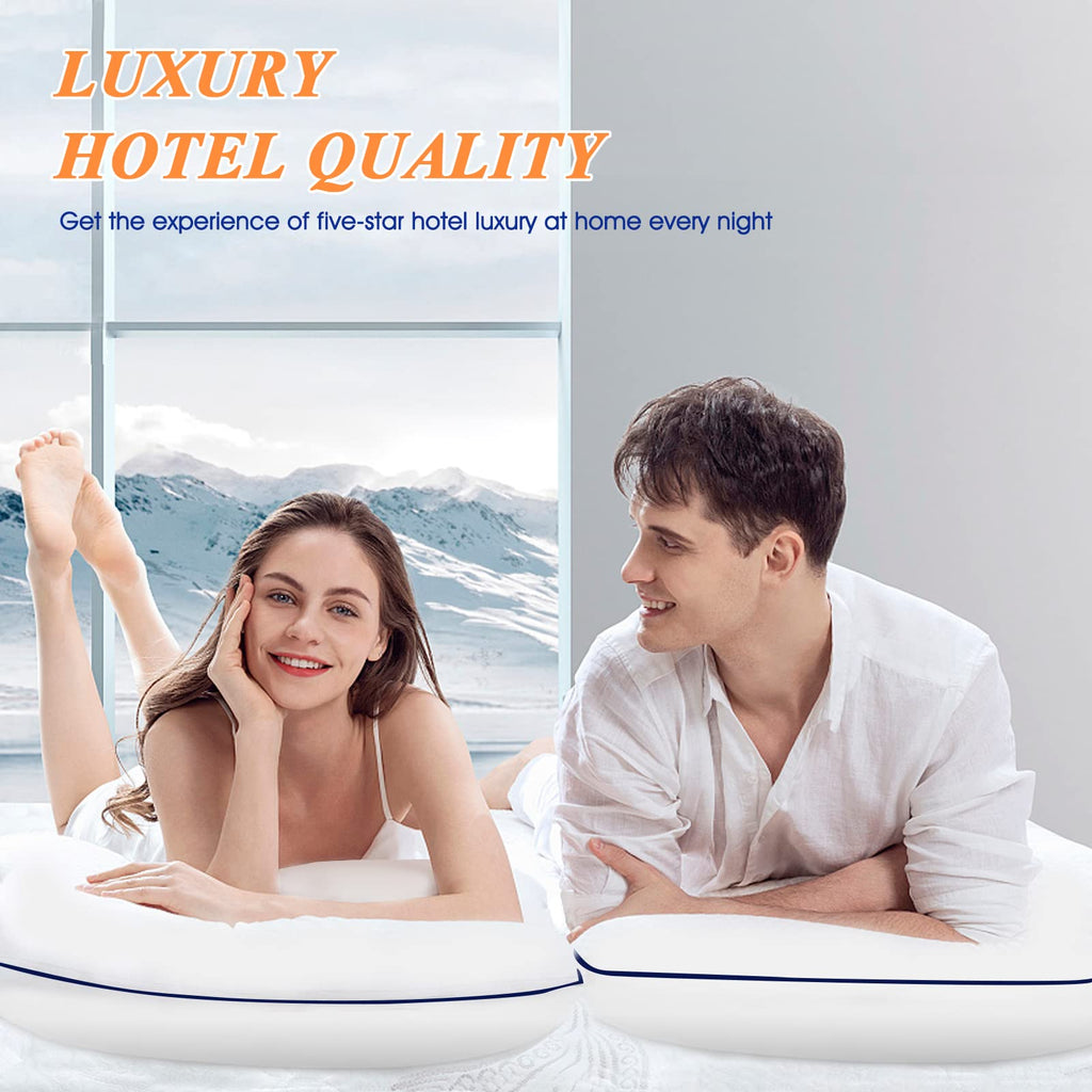 King Size Set of 2 Cooling Bed Pillows N1914