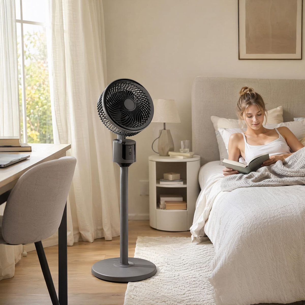 USB Powered Standing Floor Fan S214772