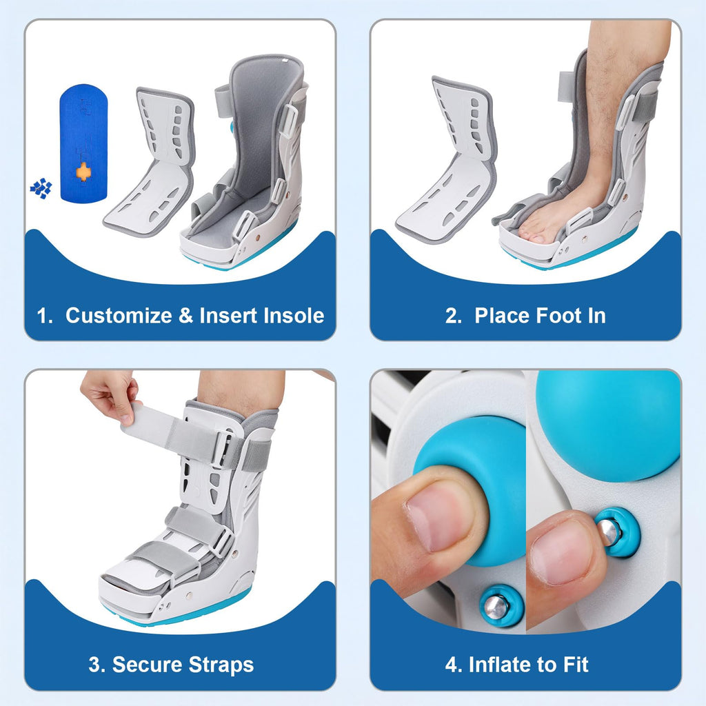 Small Air Cam Walker Fracture Boot with Decompression Insole G312