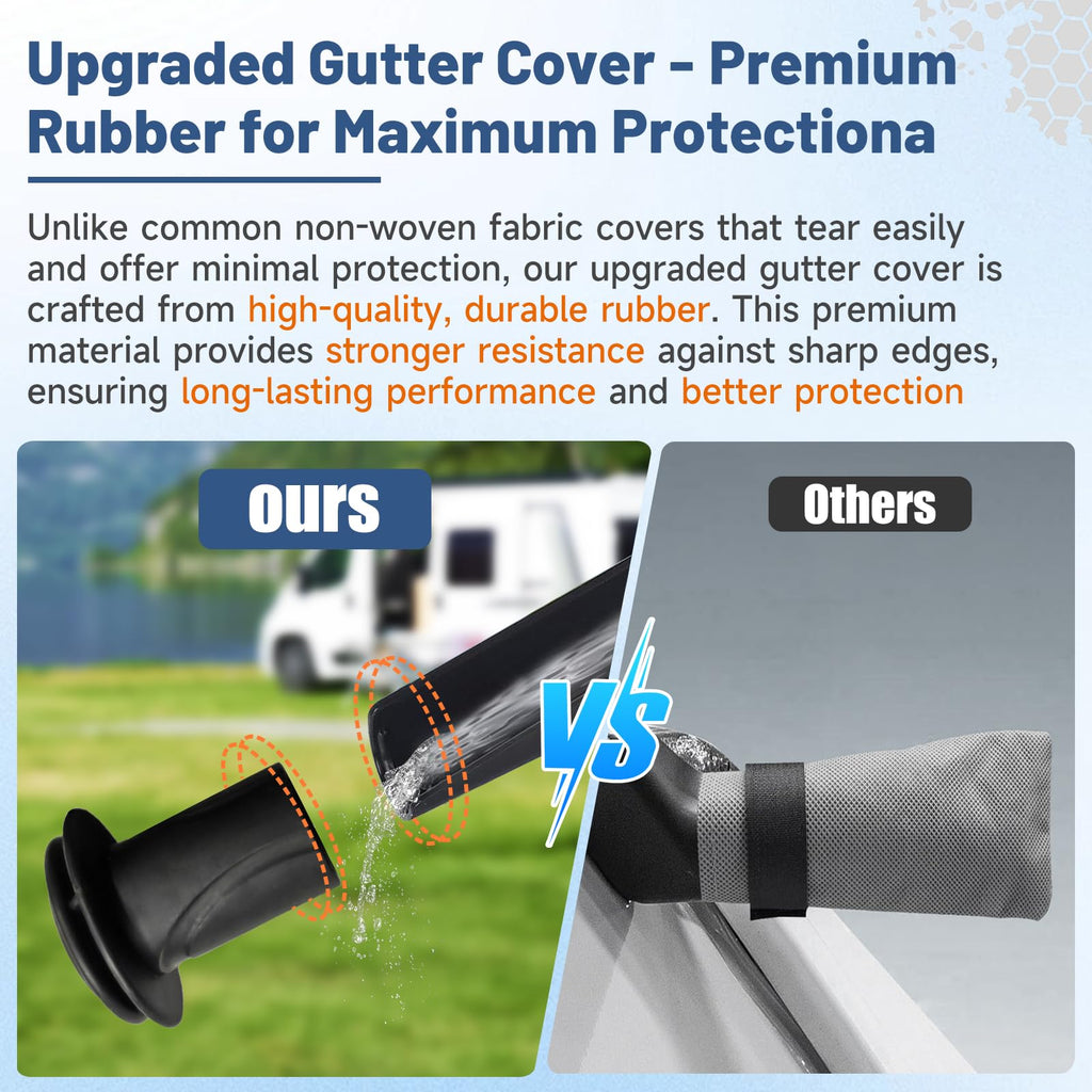 10–12FT Waterproof Oxford Truck Camper Cover with Straps & Air Vents N9340