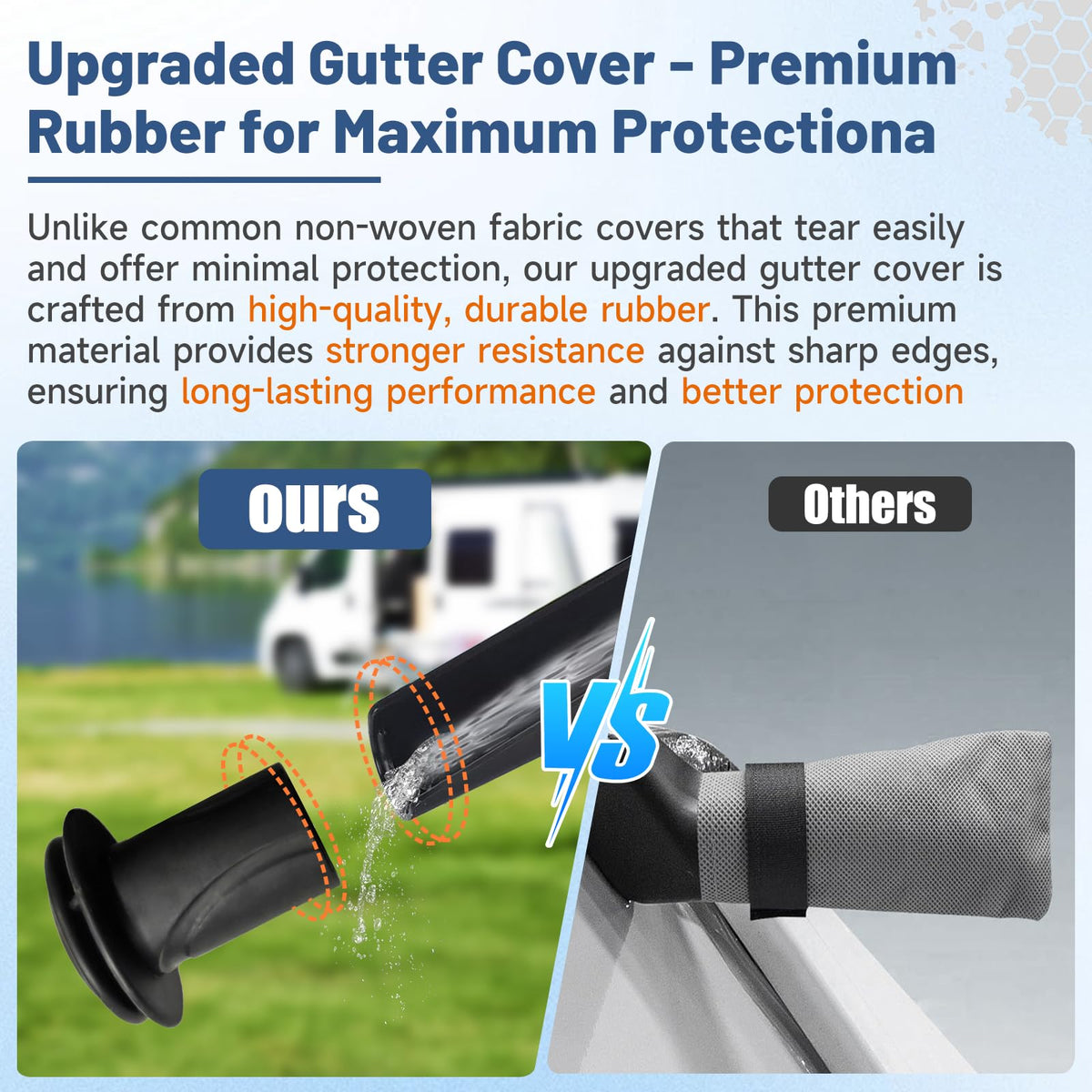 10–12FT Waterproof Oxford Truck Camper Cover with Straps & Air Vents N9340