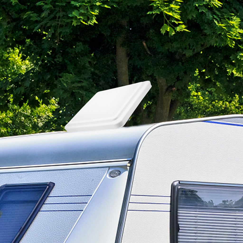 14-inch White RV Roof Vent Cover J6384