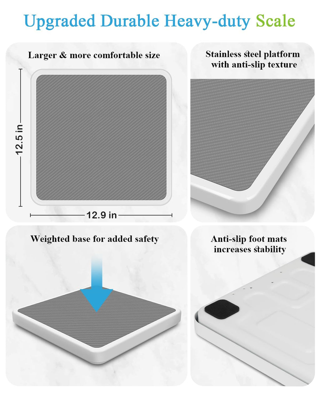 660 lb Digital Medical Floor Scale Q59931