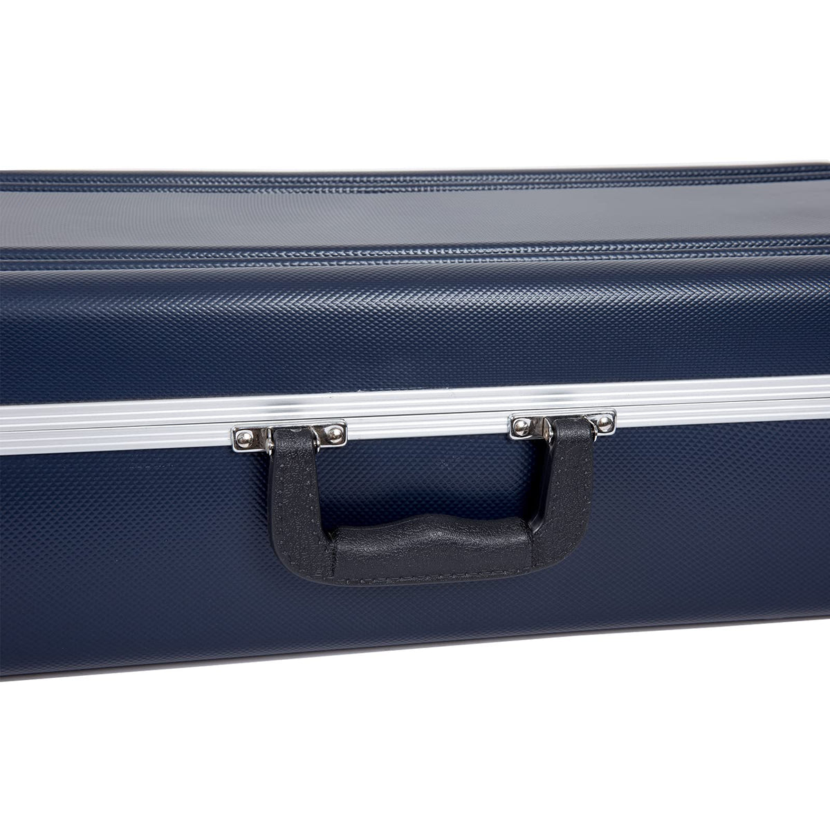 Textured Blue ABS Trumpet Case with Velvet Interior C976